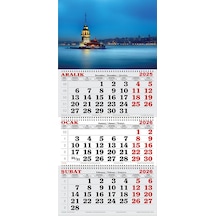 2026 Yılı Gemici Takvim-kız Kulesi Ve Masmavi Gökyüzü