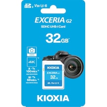 Excerıa G2 32gb Sdhc Hafıza Kartı Uhs-ı U3 V30 C10, 100mb/s Okuma, 50mb/s Yazma, 4k
