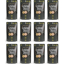 Schesir After Dark Tavuklu Pouch Mousse Kedi Yaş Mama 80 Gr. X 12 Adet