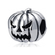 Hallowen Bal Kabağı Gümüş Charm