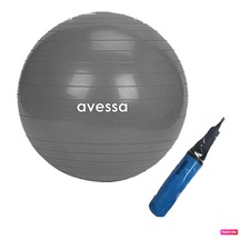 Avessa BPT-55 Gri 55 cm Dura-Strong Yoga Pilates Topu + Pompa