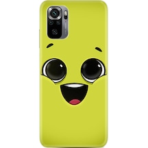 Xiaomi Note 11 Se Kılıf Resimli Desenli Silikon Platinium Series White Green 1833