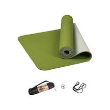 Pilates & Yoga Minderi, Çift Renkli Mat Yeşil