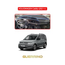 Volkswagen Caddy 2021+ Torpido Koruma Halısı Kırmızı Kenar