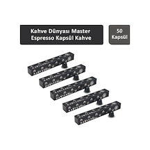 Kahve Dünyası 9 Master Espresso Kapsül Kahve 5 x 10 Kapsül