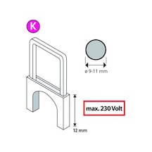 Novus K/12 Tip İzoleli Kablo Zımba Teli 350 Li Paket