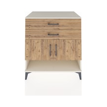 Kronos Şifonyer 2 Raflı 2 Çekmeceli 2 Kapaklı 88x59x96 Aytaşı-çam Aytası