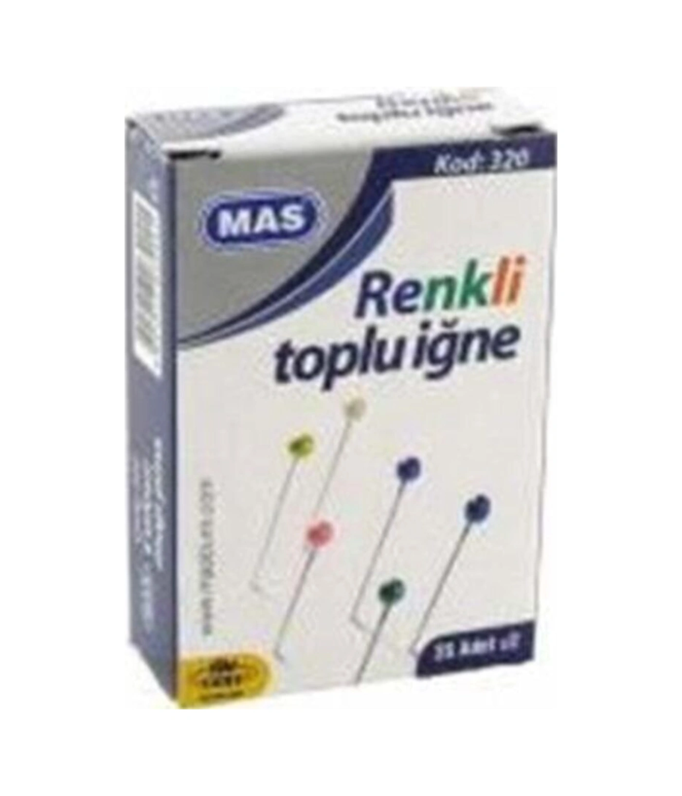 Kod: 320 Renkli Başlı Toplu Iğne 2 Paket