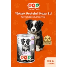 Pets And Plants Kuzu Etli Yavru Köpek Konservesi 12 x 400 G