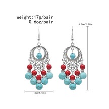 Ganzhoushop Taş Mor Mavi Küpeler Kırmızı Kadınlar İçin Etnik Damla Çingene Bohem Küpe Modeli Wv Mor Ganzhoushop Taş Mor Mavi Küpeler Kırmızı Kadınlar İçin Etnik Damla Çingene Bohem Küpe Modeli Wv Mor