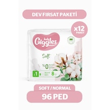 Giggles Lady Soft Hijyenik Ped Normal Dev Fırsat Paketi 96 Adet