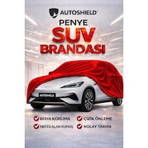Byd Seal U Premium Penye Suv Araç Brandası Kalın Kumaş Garaj Brandası Oto Araç Koruma Örtüsü Kırmızı