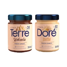 Gürsoy Terre Kakaolu Fındık Kreması 350 Gr - Dore Sütlü Fındık Ezmesi 350 Gr
