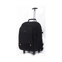 Classone Tekerlekli Trolley Trol-vıp100 17,3 , 15,6,14 Tekerlekli Laptop Sırt Çantası Siyah