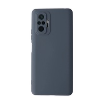 Xiaomi Redmi Note 10 Pro Kılıf Nano İçi Kadife Silikon - Gri 0.2M-Çok Renkli