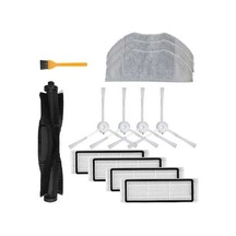 Moly 360 S5 S7 Robot Süpürge İçin Uyumlu Yedek Parça Takımı, Ana Fırça, Yan Fırçalar, Filtreler, Paspas Bezi Ve Temizleme Fırçası İle Ev Temizliği