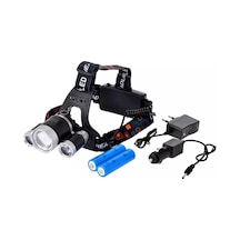 Wt-256 3 Başlıklı Şarjlı Kafa Feneri Wt-256 Çok Renkli