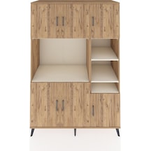 Kronos Dolap 10 Raflı 6 Kapaklı 132x59x195 Çam-çam/aytaşı Çam