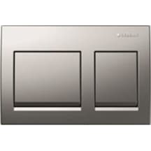 Geberit Alpha30 115.055.46.1 Kapağı,Çift Basmalı,Mat Krom