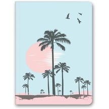 Le Naturel Mini Defter Çizgili 14x20 Cm Açık Gri