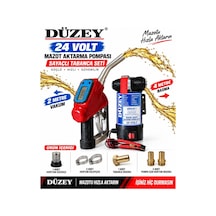 24 Volt Mazot Aktarma Pompası & Sayaçlı Tabanca Seti Litre Ölçme