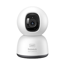 Baseus Security P1 Lite Adaptörsüz 3mp İç Mekan Akıllı Wifi Güvenlik Kamerası Beyaz