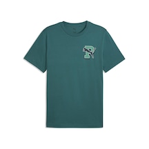 Puma Graphic Erkek Yeşil Günlük Stil T-shirt 69177641