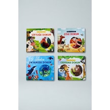 Sincap Kitap Dokun Hisset 4 Kitap Duyusal Gelişim Seti Bebek Hediyelik Seti