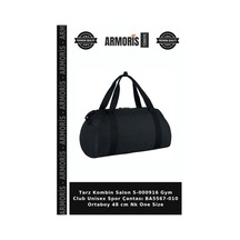 Tarz Kombin Salon S-000916 Gym Club Unisex Spor Çantası Ba5567-010 Ortaboy 48 Cm Nk One Size Çok Renkli
