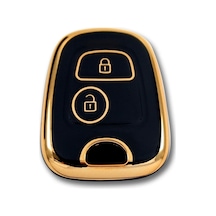 Gma Keys Peugeot 206 106 Partner Citroen C1 C3 Partner Berlingo Siyah Oto Anahtar Kumanda Kabı Kılıfı