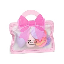 Roesia Rose 8'li Makyaj Süngeri Ve Pudra Ponponu Seti - Islak Ve Kuru Kullanım İçin Yumuşak Fondöten Süngerleri, Kapatıcı Ve Makyaj Temizleme Pedleri - Özel Kurdele Tasarımlı Çantalı Set Çok Renkli
