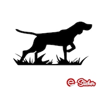 Avcı Av Köpeği Oto Araba Sticker