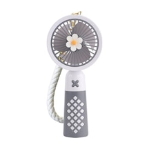 Mini Vantilatör Şarjlı Mini Fan 500 Mah Yüksek Fan Gücü Tutmalı Deri Anahtarlıklı Fan Mini Vantilatö