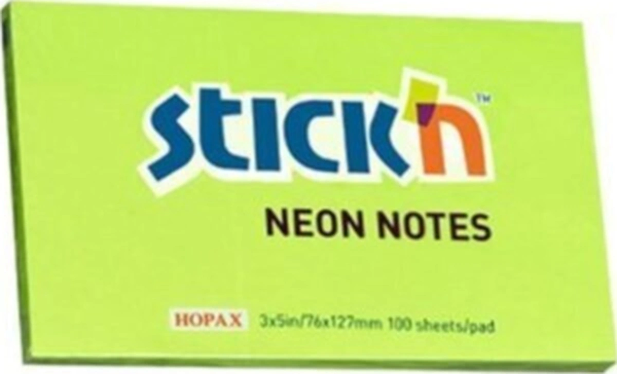 Stıckn 76 127 Yap.kağıt 100 Yp.yeş