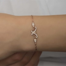 Casera's Gümüş Rose Kelebek Kadın Bileklik Csr2184632 Gümüş