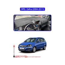 Opel Zafira 2004-2011 Torpido Koruma Halısı Mavi Kenar