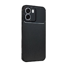 Oppo Oppo A6t 5g Auto Focus Karbon Kapak - Siyah Evimdeyokyok