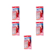 Dolphin Lateks Bulaşık Temizlik Eldiveni - Kırmızı - Xl - No : 10 - 5 Çift - Paket