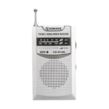 Gümüş Renk Cep Tipi Analog Fm Radyo Vs-r106 Gümüş Renk Cep Tipi Analog Fm Radyo Vs-r106