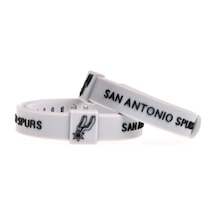 San Antonio Spurs Gri Basketbol Nba Ayarlanabilir Bileklik Gri Gri