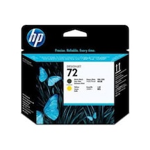 Hp Desıgnjet 72 Prınthead -baskı Kafası -matte Black-yellow T610 / T620 / T770 / T790 / T795 / T110