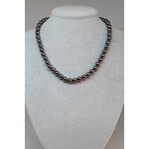 Hematit Taşı Kolye 8mm (Klipsli)