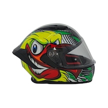 Arwic Çocuk Fullface Motosiklet Kaskı Ar931 Duck Güneş Vizörlü Ece-r 22.06 Siyah