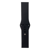 Galaxy   Uyumlu  Watch 46mm Band Serisi 22mm Klasik Kordon Silikon Strap Kayış-siyah