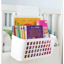 Pratik Ve Şık Asılabilir Dolap Düzenleyici Sepet, 24x10x25 Cm, Beyaz Renk Plastik Beyaz 24 X 24 Um Diğer