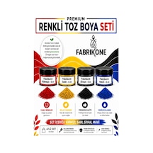 4'lü Set Premium Parafin Soya Wax Toz Mum Boyası Hobi Seti - 5 Cc Kırmızı, Sarı, Siyah, Mavi Bkfab4ksrsm5g Karışık