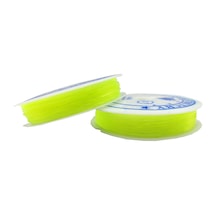 Açık Yeşil Misina 1.0 Mm Esnek Silikon El İşi Takı Aksesuar Misinası - 1 Adet