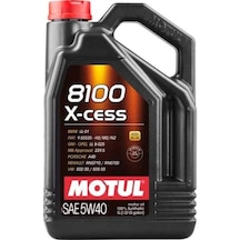 Motul 8100 X-Cess 5W-40 Tam Sentetik Motor Yağı 5 L