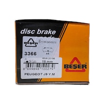 Beşer 3366/18 Ön Fren Balatası Peugeot J9 18 Mm