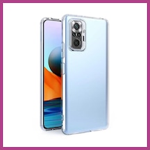 Gees Global Redmi Note 10 5g Uyumlu Kılıf Lüx Şeffaf Silikon Gbzs